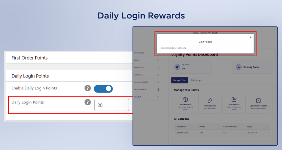 Daily Login