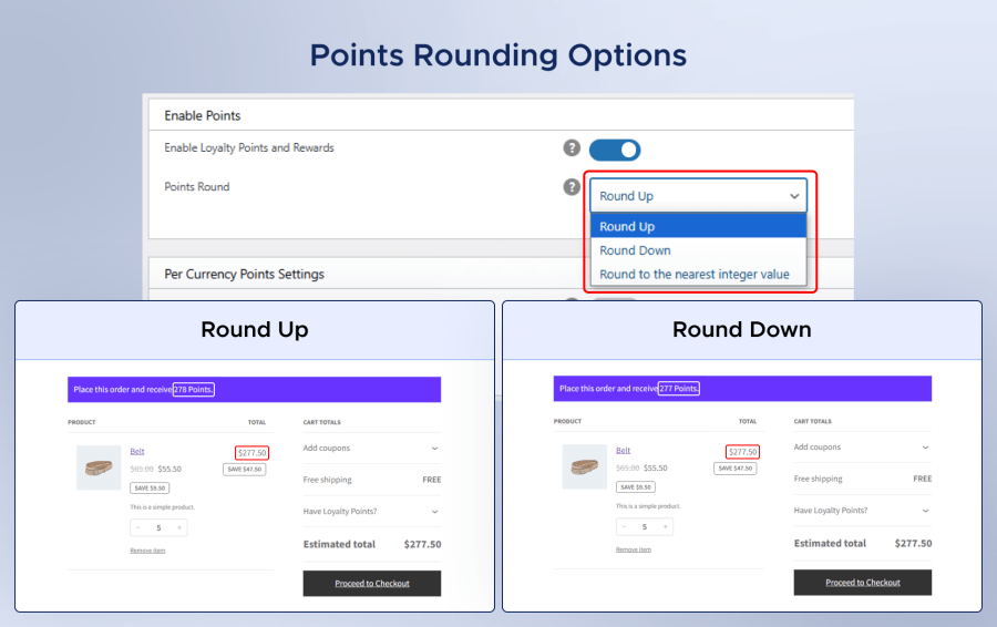 Points Rounding