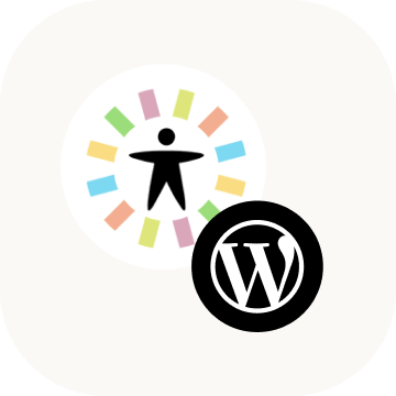 Accessibility Day and WordPress logos